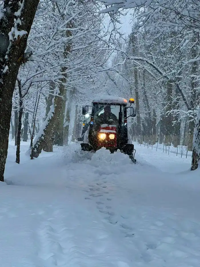 Из-за непогоды коммунальные службы Жамбылской области перешли на усиленный режим работы (5)