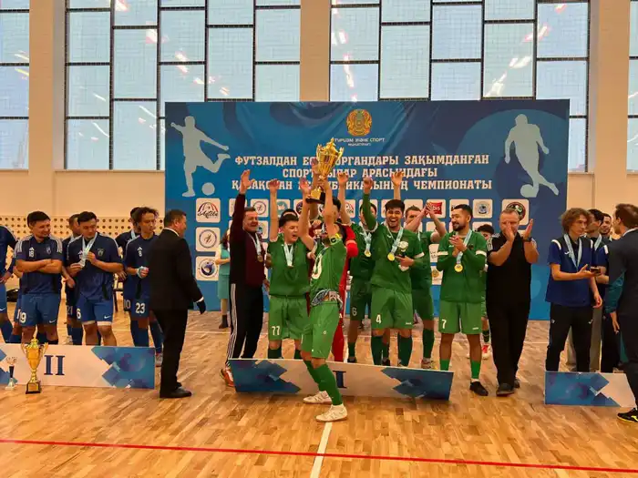 В новом спортивном комплексе Актобе прошел чемпионат Казахстана по сурдо-футзалу (7)