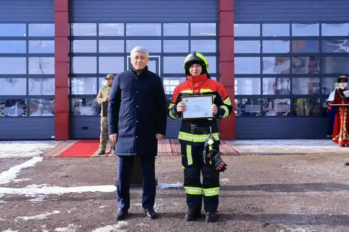 Для оперативного реагирования: в Шетском районе открыли современную пожарную часть (3)