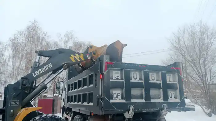 Более 3 000 дорожных рабочих и 1 600 единиц спецтехники заняты в снегоуборочных работах в Астане (6)