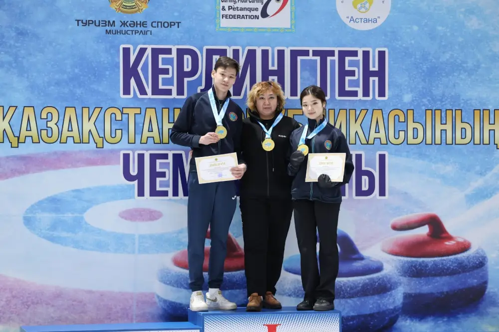 Стали известные чемпионы Казахстана по кёрлингу среди смешанных команд (8)
