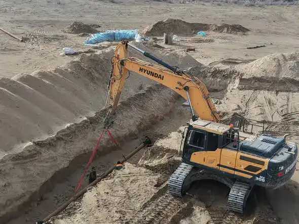 На 70% завершено строительство Шардаринского группового водопровода в Туркестанской области (2)