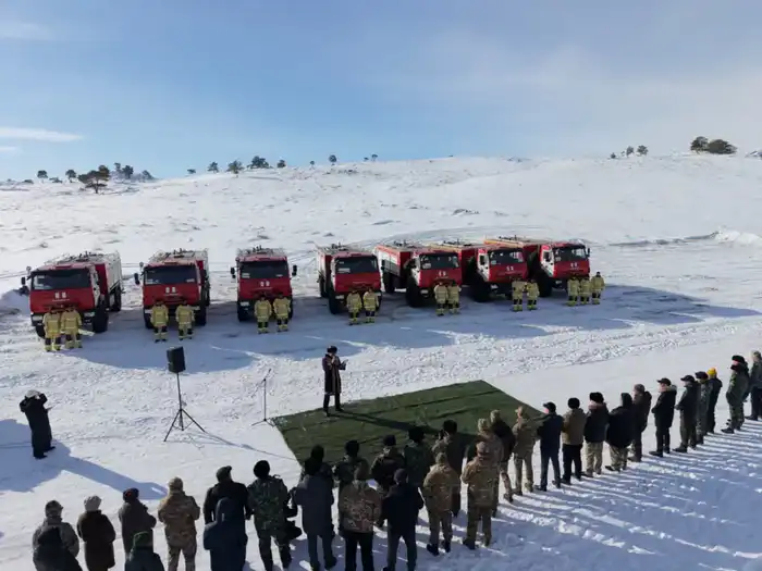 Противопожарная техника передана в Баянауыльский государственный национальный природный парк (3)