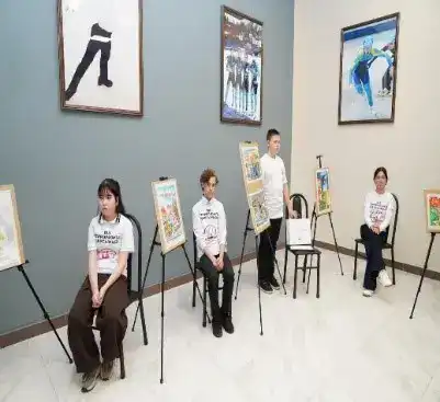 Түркістанда «Біз терроризмге қарсымыз!» тақырыбында сурет салудан байқау өткізілді (4)