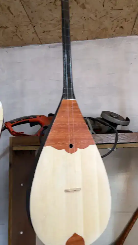 «Күмбірлеген күй ғұмыр»: В Уланском районе мастер изготавливает домбры (2)