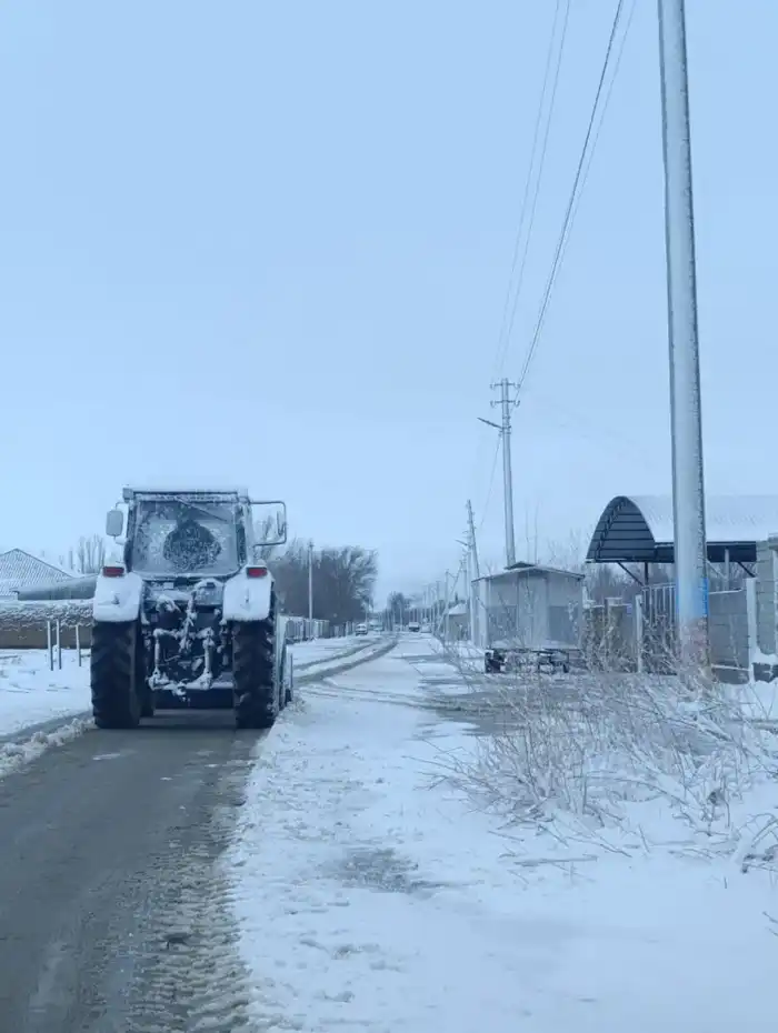 Из-за непогоды коммунальные службы Жамбылской области перешли на усиленный режим работы (8)