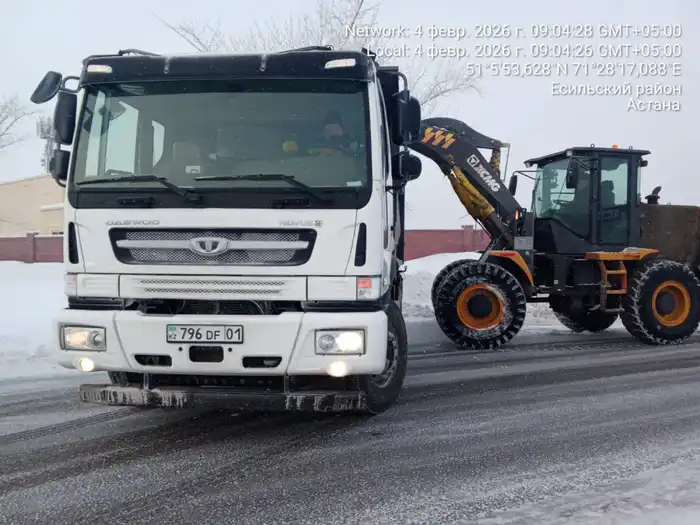 Более 3 тысяч дорожных рабочих и свыше 1 500 единиц спецтехники задействовано в уборке снега в Астане (2)