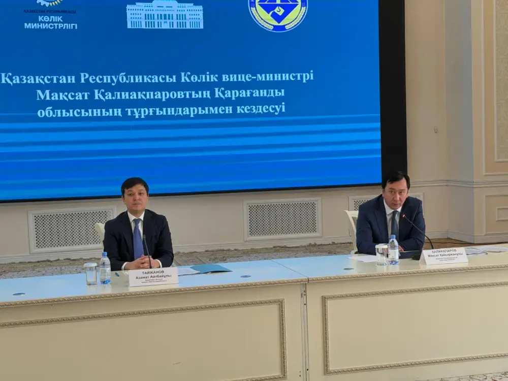 Вице-министр транспорта Максат Калиакпаров встретился с жителями Карагандинской области (6)