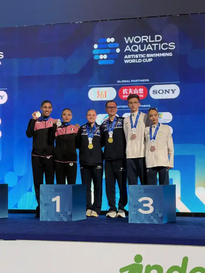 Столичные спортсмены завоевали несколько медалей на этапе Кубка мира по артистическому плаванию (4)
