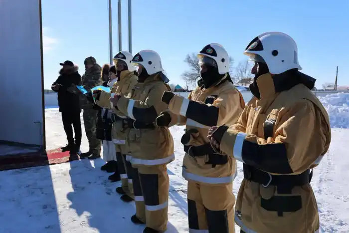 160-ый добровольный пункт пожаротушения открылся в Западно-Казахстанской области (4)