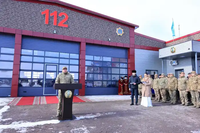 Чингис Аринов продолжает реновацию пожарных частей: новый объект открыт в Аксу-Аюлы (4)