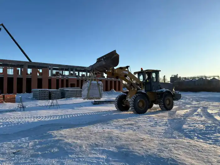 В Зеренде продолжается строительство нового историко-краеведческого музея (4)