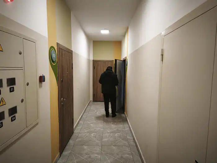 подъезд жилого комплекса