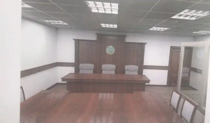 Эскиз зала заседаний в новом здании Алматинского городского суда, 2018 год