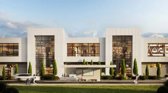 Эскиз реконструкции Зелёного базара, 2026 год. Предоставлен управлением архитектуры и градостроительства Алматы