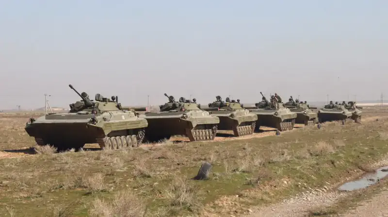 В Туркестанской области на полигоне «Арыс» прошло ротное тактическое учение (3)