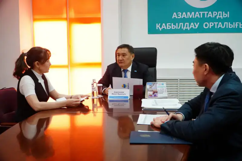 Аким Акмолинской области Марат Ахметжанов провел прием граждан (5)
