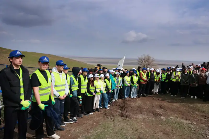 Экоакция «Мөлдір бұлақ»: родники очищают жители Жамбылской области (5)