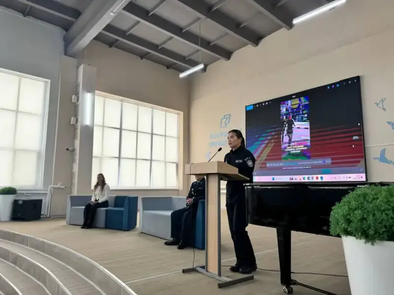 Чемпионки мира в погонах встретились со студентами в СКО (2)