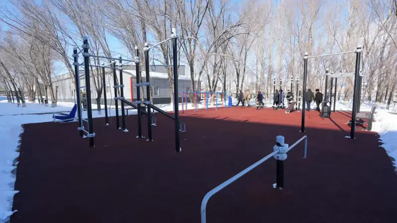 В селе Сарыозек начала работу современная пожарная часть (10)