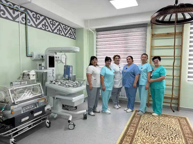 В АЛМАТИНСКОЙ ОБЛАСТИ ОТКРЫЛСЯ ОБНОВЛЕННЫЙ ПОСЛЕ КАПРЕМОНТА ПЕРИНАТАЛЬНЫЙ ЦЕНТР (2)