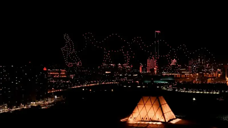 Масштабное дрон-шоу прошло в Астане в честь Наурыз мейрамы (5)