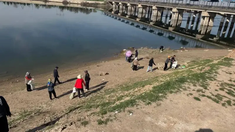 ТУРКЕСТАН: В РАМКАХ АКЦИИ «МӨЛДІР БҰЛАҚ» ПРОВЕДЕНЫ РАБОТЫ ПО ОЧИСТКЕ ТЕРРИТОРИИ ВОДОХРАНИЛИЩА «ШАРДАРА» (2)