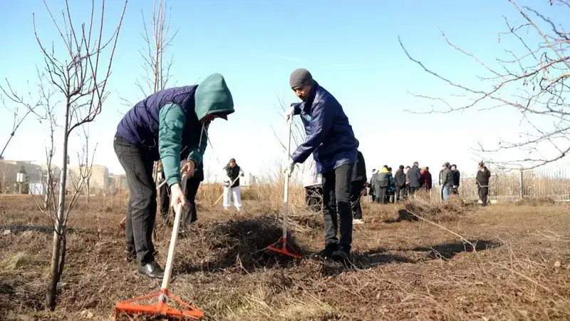Молодежь Казахстана приняла активное участие в «Тазару күні» (5)