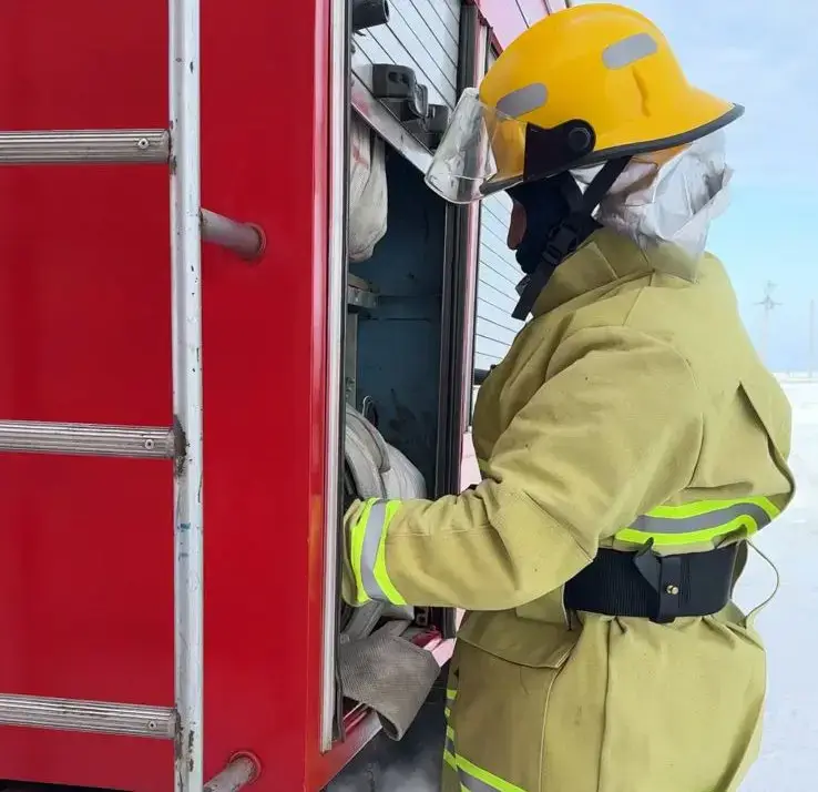 Добровольный пункт пожаротушения Қырыққұдық всегда на боевой готовности (4)