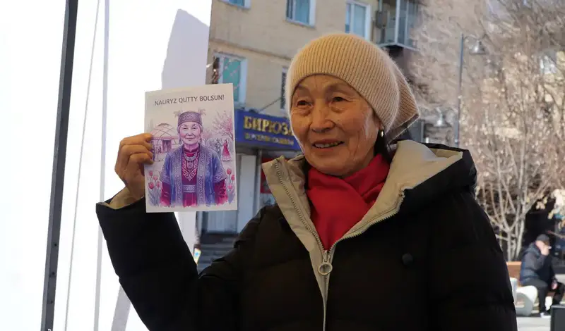 «Digital Nauryz» в Жетісу: с помощью ИИ жители смогли создать свои портреты в образе казахских батыров (7)