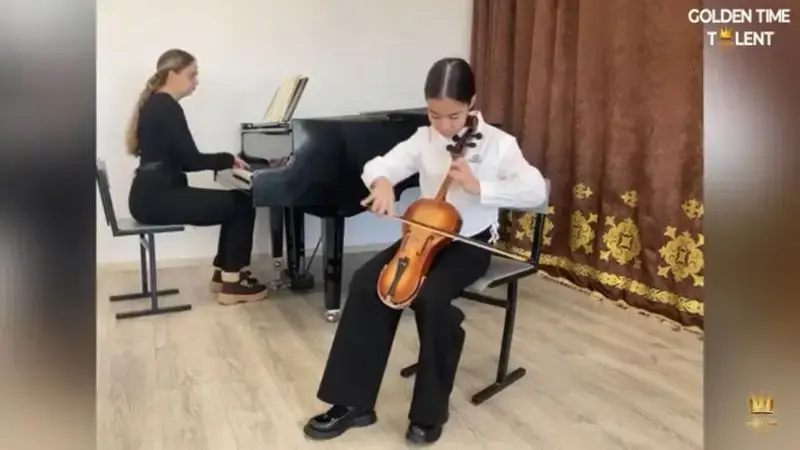 Юная кобызистка из Бухар-Жырауского района заняла второе место на международном конкурсе (2)