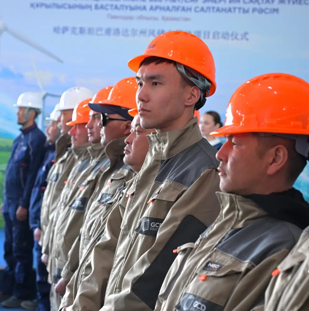 В Павлодарской области дан официальный старт реализации одного из крупнейших энергетических проектов Казахстана - строительства ветровой электростанции мощностью 1 ГВт с системой накопления энергии (5)