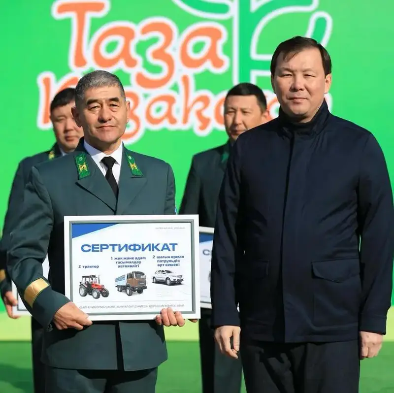 Лесным хозяйствам Актюбинской области передана новая техника (6)