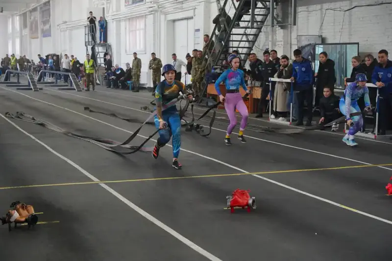 Подведены итоги третьего этапа зимних чемпионатов МЧС Республики Казахстан по пожарно-спасательному спорту (5)