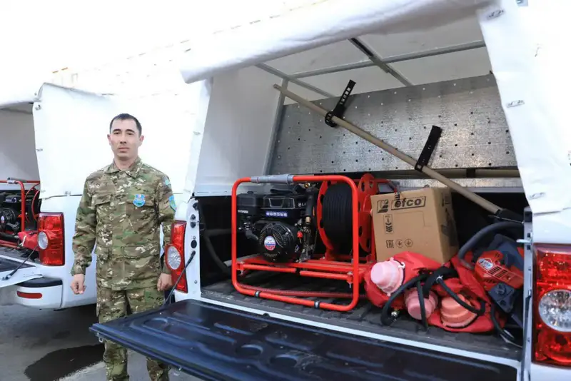 Лесным хозяйствам Актюбинской области передана новая техника (2)