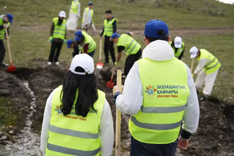 Министр водных ресурсов и ирригации дал старт масштабной экологической акции «Мөлдір бұлақ» по очистке родников Казахстана (5)
