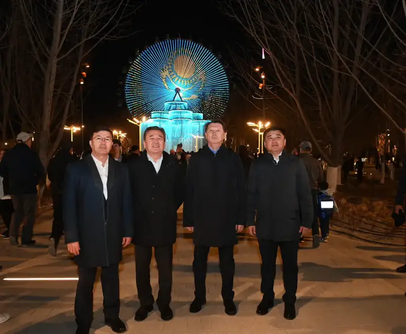 Депутаты Парламента посетили обновленный Президентский парк в Кызылорде (6)