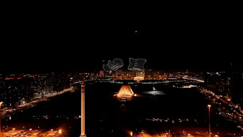 Масштабное дрон-шоу прошло в Астане в честь Наурыз мейрамы (10)