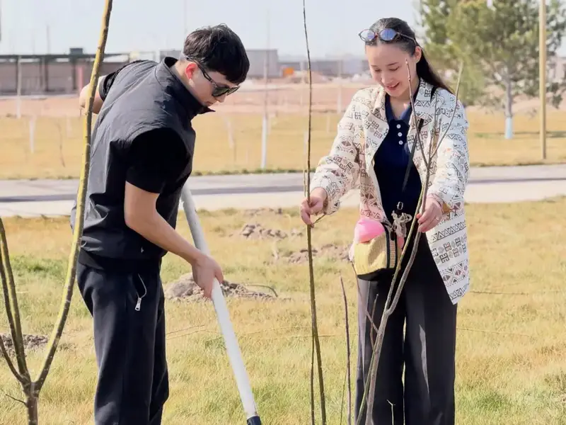 Молодежь Казахстана приняла активное участие в «Тазару күні» (2)