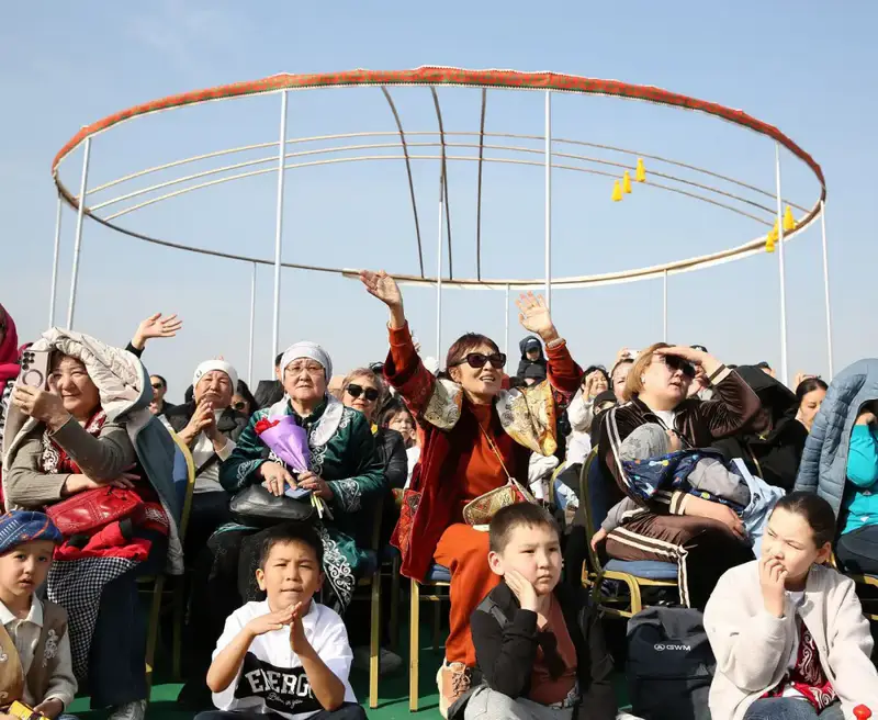 Самый большой шанырак: в Алматы в дни Наурыза установлен мировой рекорд (4)