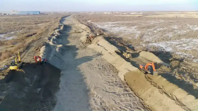 Механизированная очистка двух магистральных каналов завершена в Кызылординской области (6)