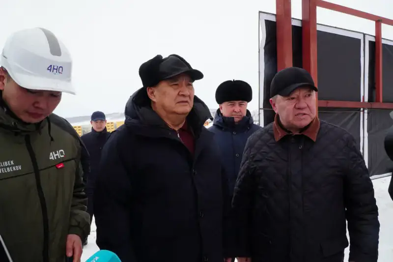 В Бурабайском районе ведется строительство крупной молочно-товарной фермы и завода по переработке молока (6)