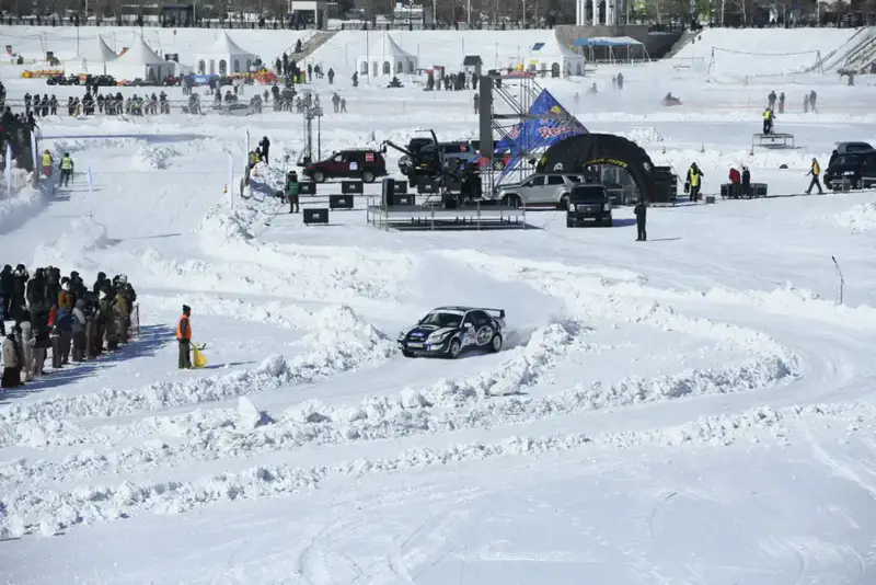 Традиционная ледовая гонка прошла на реке Есиль в Астане (4)