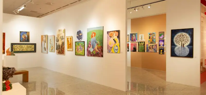 Работа художника 'Ана мен бала'