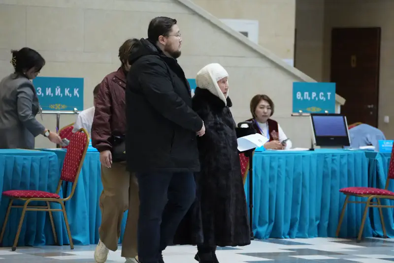 Избиратели в Астане / Фото Маржан Куандыкова