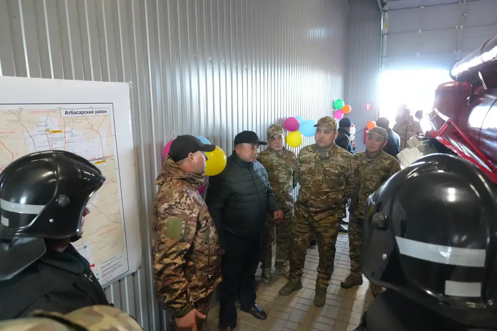 В Казахстане открыт 166-й добровольный пункт пожаротушения «Ауыл құтқарушылары» (5)