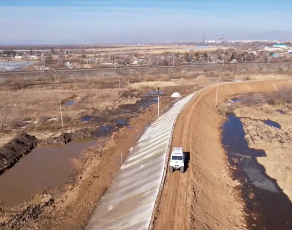 Аким региона проверил готовность региона к паводковому периоду (2)