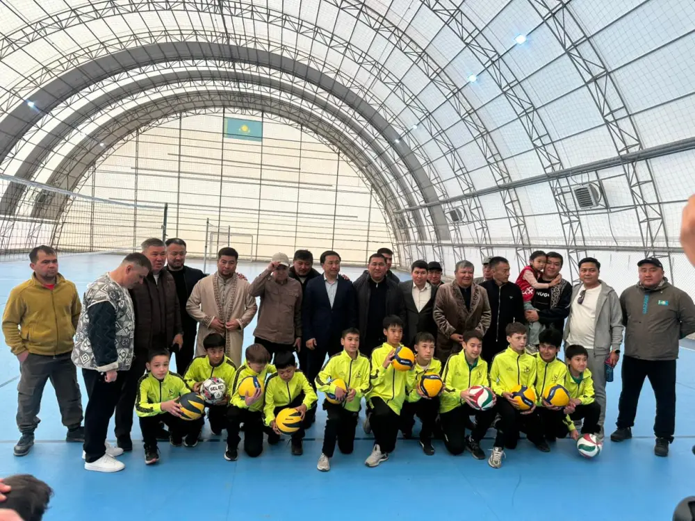 В Алматинской области введён в эксплуатацию новый спортивный комплекс (4)