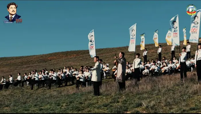 В Байганинском районе домбристы одновременно исполнили песню «Ақбұлақ» (2)
