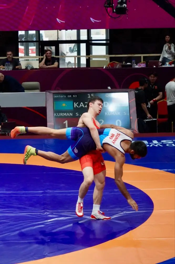 В Бишкеке стартовал чемпионат Азии по видам борьбы (2)